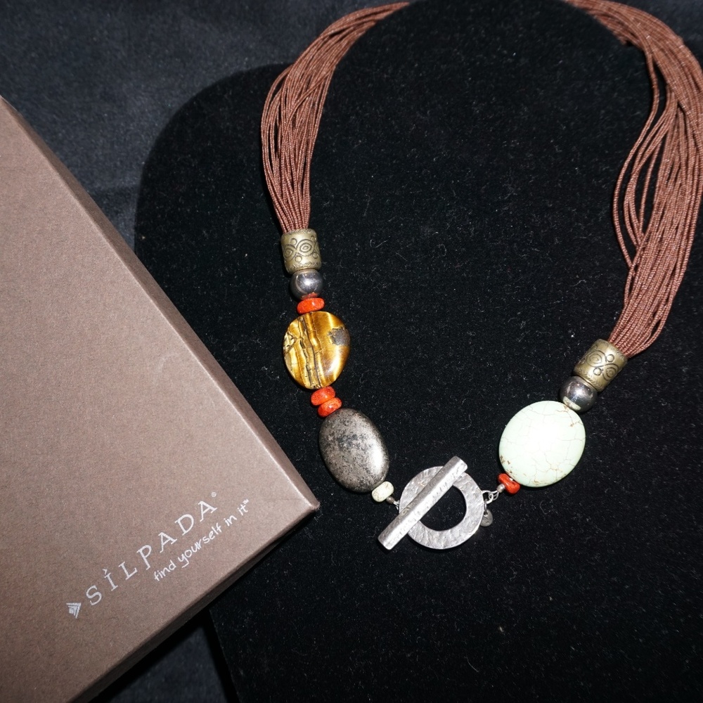 Silpada N1891 Sterling Silver Toggle Necklace